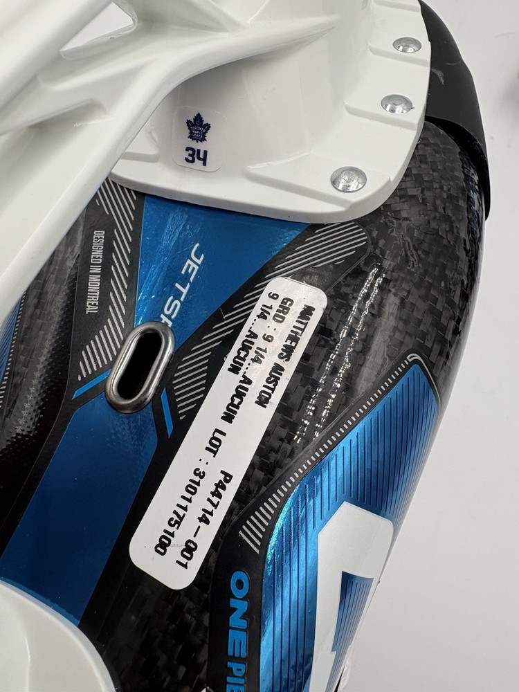Auston Matthews Toronto Maple Leafs Prostock Custom CCM FT6 Pro Skates