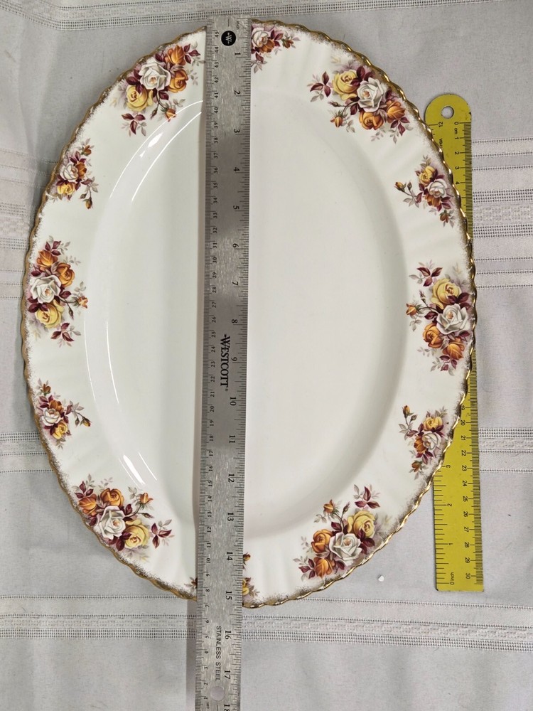 15" Oval Serving Platter Lenora Royal Albert