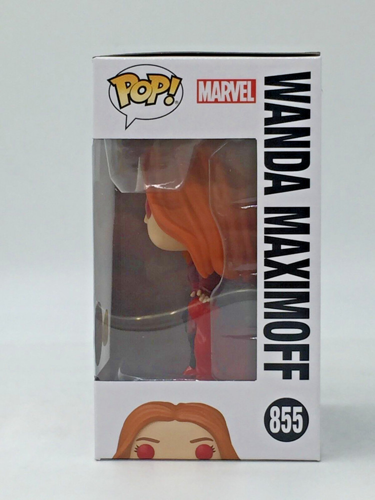 Funko Pop! Marvel MCU Avengers Wanda Maximoff #855 Glows SE With Pop Protector
