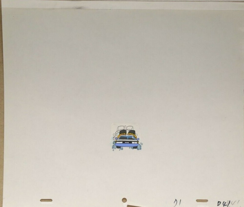 Back To The Future Original Production Drawing And Cel (101-43)