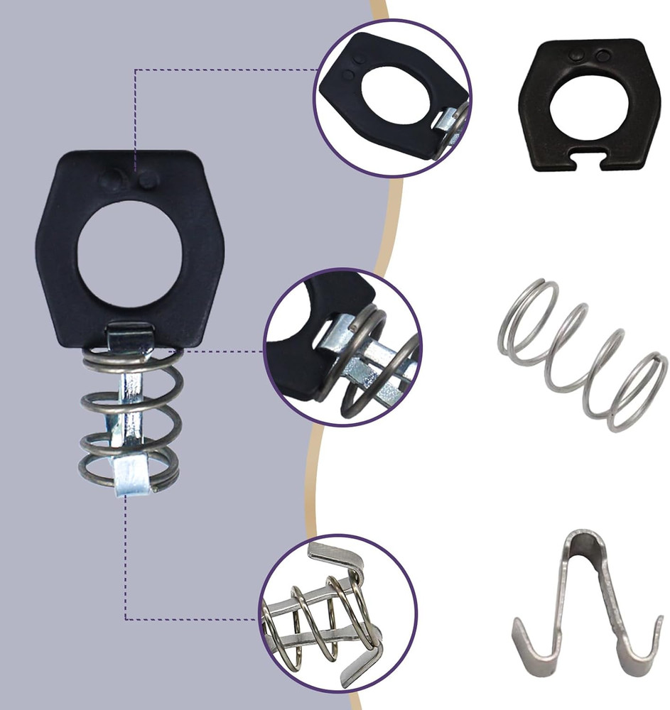 6 Pieces Water Heater Cam Lock, Metal Water Heater Door Latch, RV Camper Hot Wat