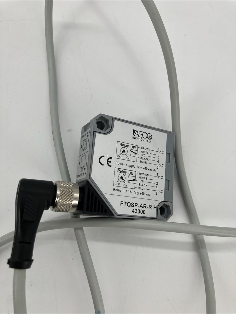 FTQSP-AR-R-H, Rectangular photoelectric, polarized reflective, 5m sensing Aeco