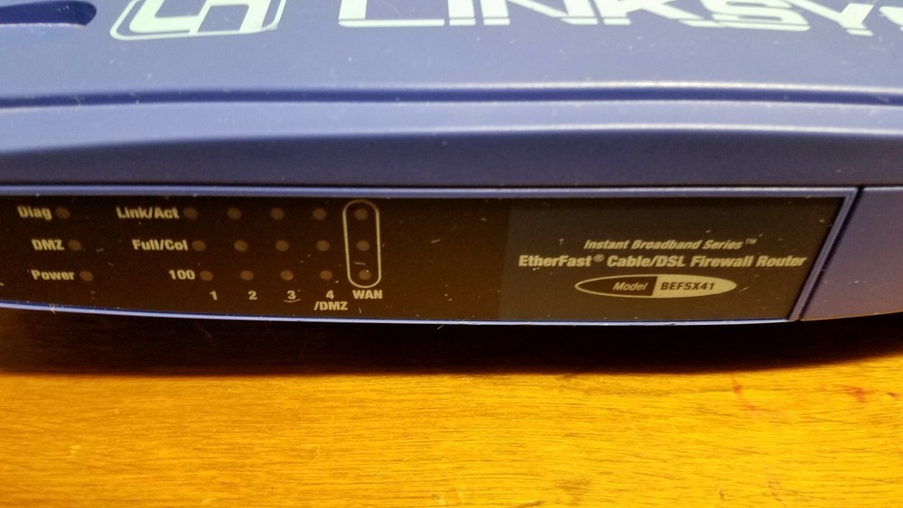 Linksys BEFSX41 EtherFast Cable/DSL Firewall Router