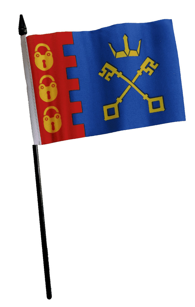 Willenhall Town Small Hand Flag (6" x 4")