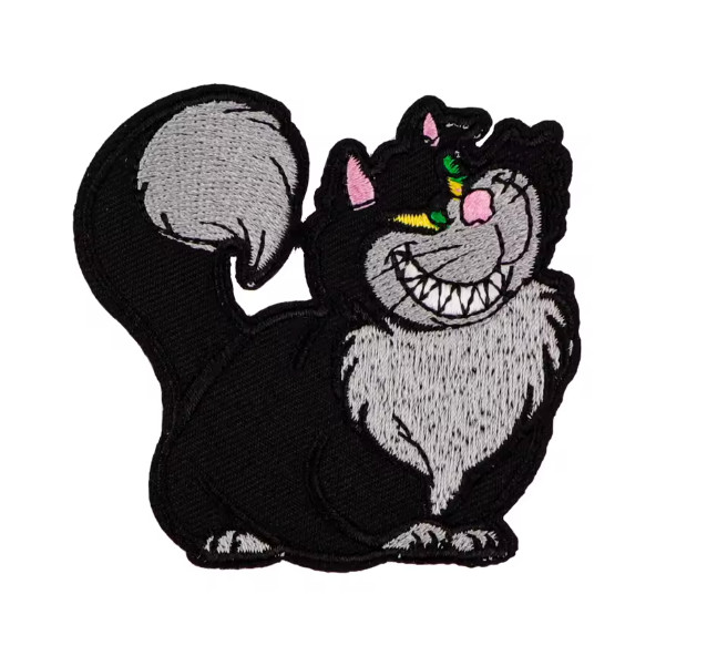 LUCIFER - BLACK CAT - CINDERELLA - 1950 - Embroidered Iron On Patch
