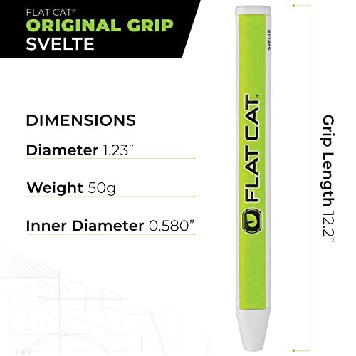 Flat Cat Square Putter Grip - FAT Size