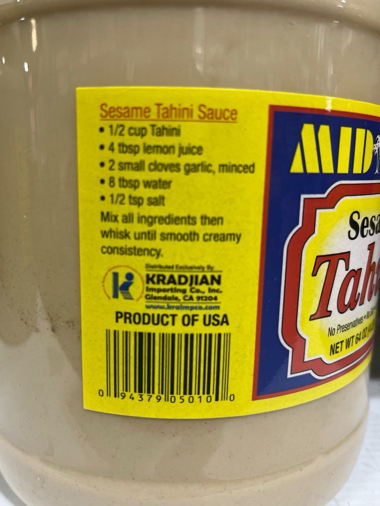 Mid East Sesame Tahini 32oz (2lb)