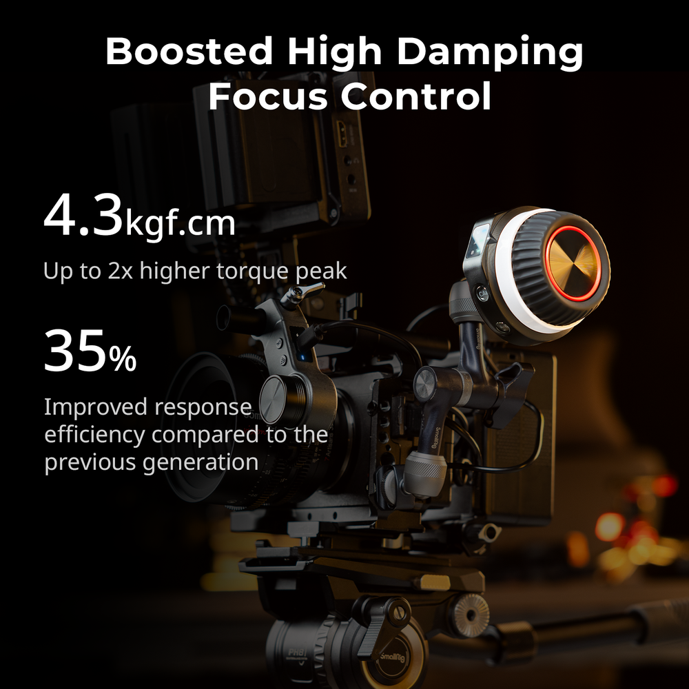 SmallRig Wireless Follow Focus Lite Kit with Handwheel Controller & Receiver Mot