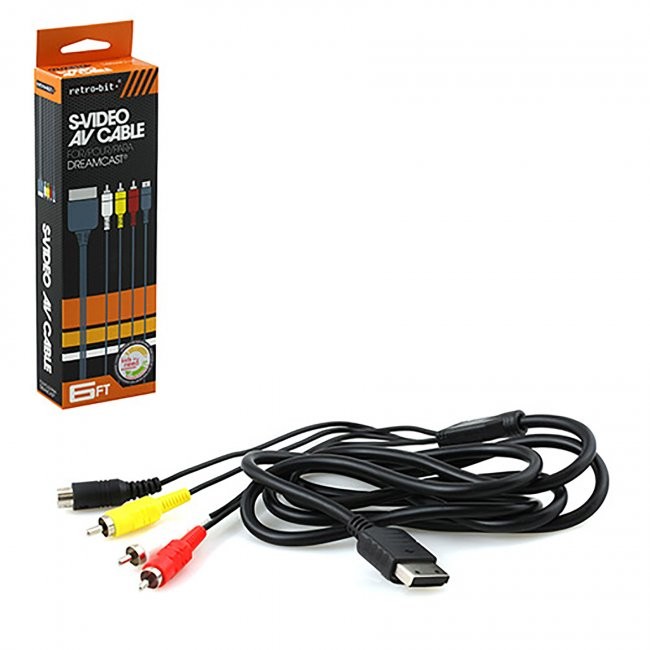 Retro-Bit S-Video AV Cable for Sega Dreamcast System
