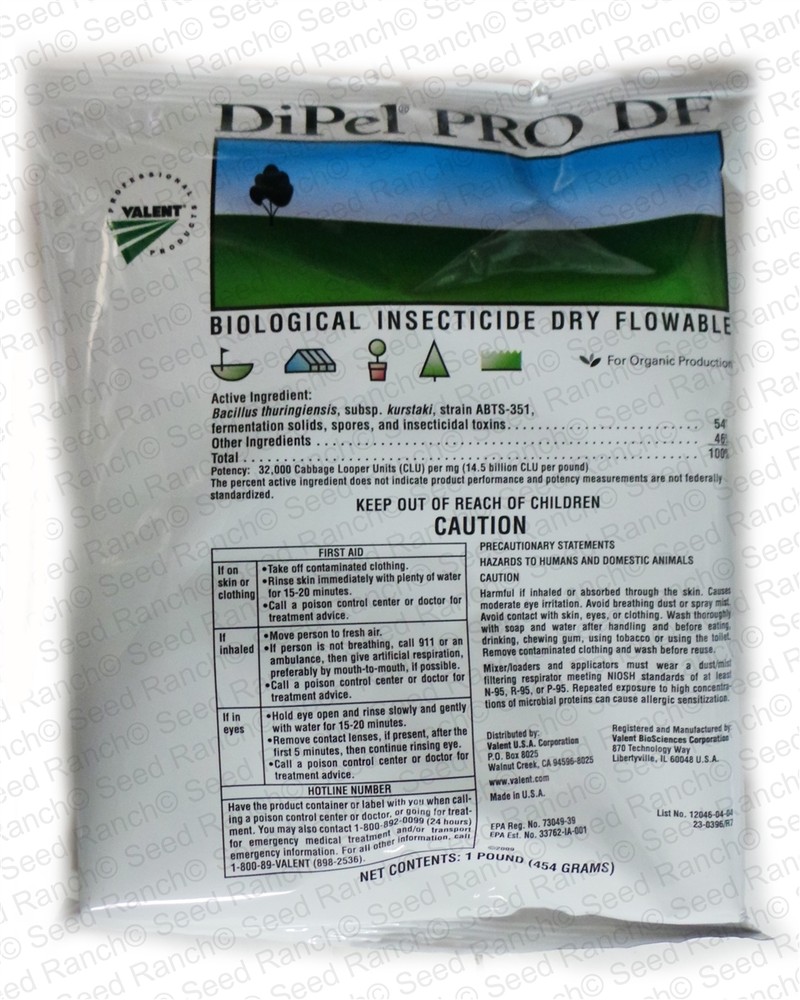 Dipel PRO DF Biological Insecticide - 1 Lb.