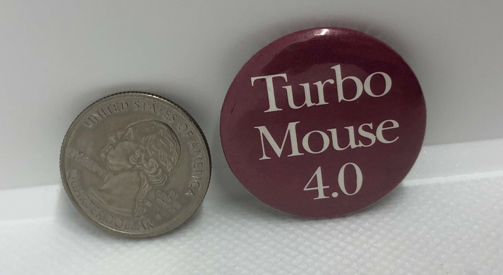 Turbo Mouse 4.0 Advertising Pin