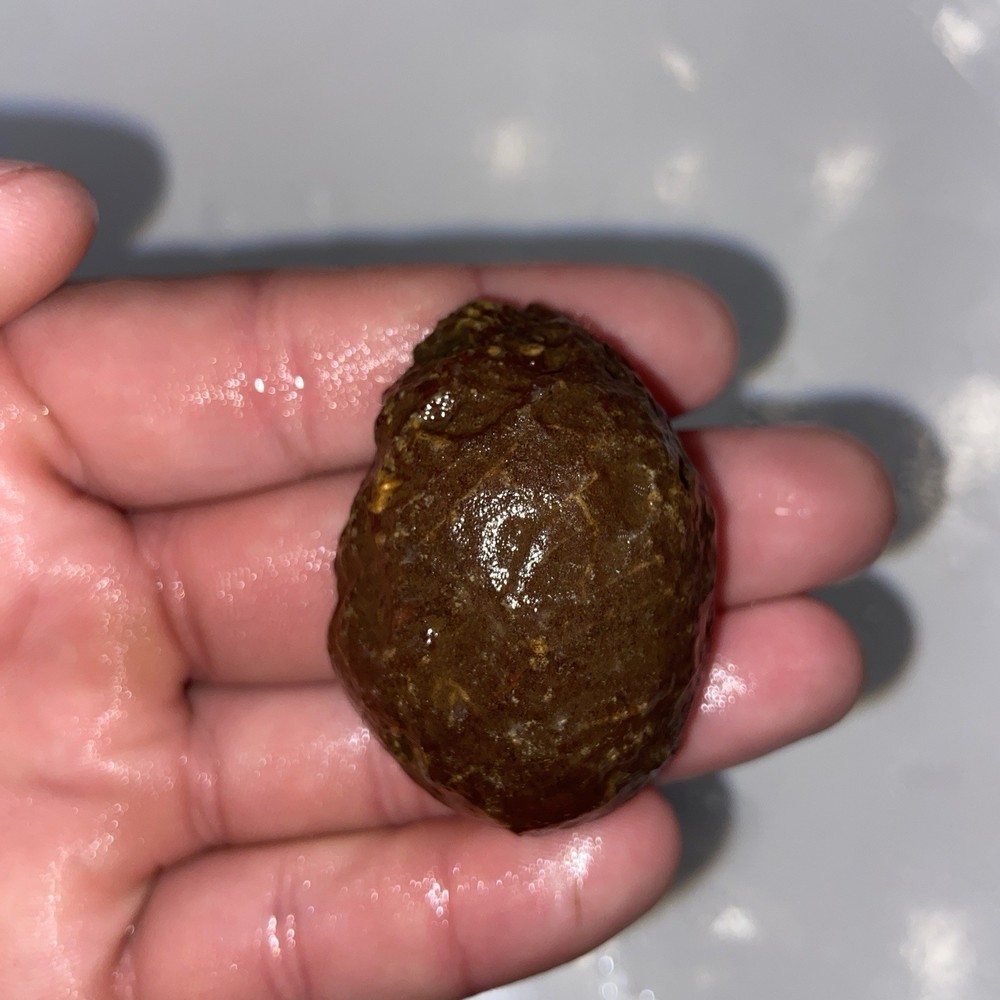 Lapidary Rough Agate Half Unpolished 2.09 Oz