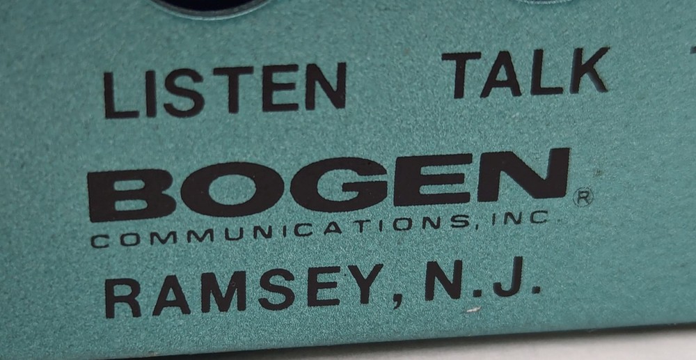 Bogen MCP35A Intercom Console Master Controller / Control Panel - Working *READ*