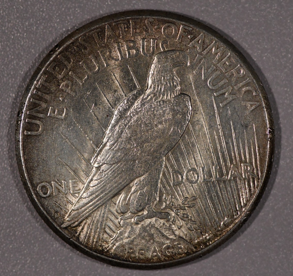 1922-S Peace SILVER One-Dollar Coin, Extra Fine Condition