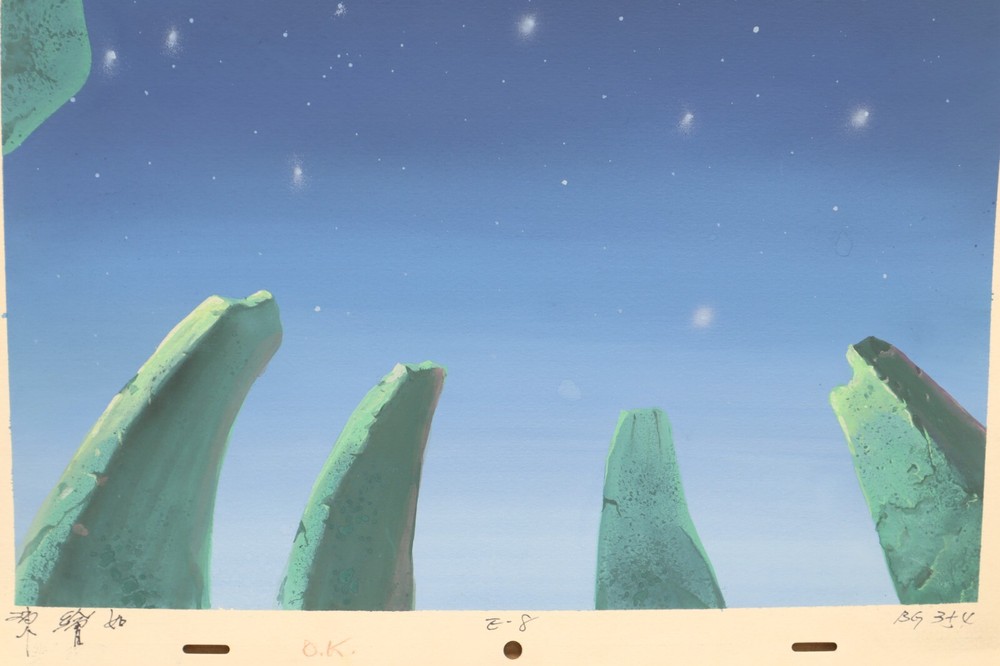 Original Hand Painted Animation Production Background (231-31)