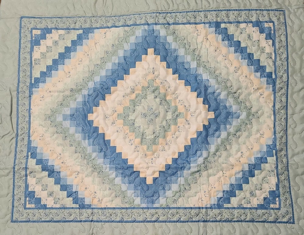 Classic ~ Diamond Patch ~ Pillow Sham ~ Measures 24" x 29" ~ Quilted ~ Polyester