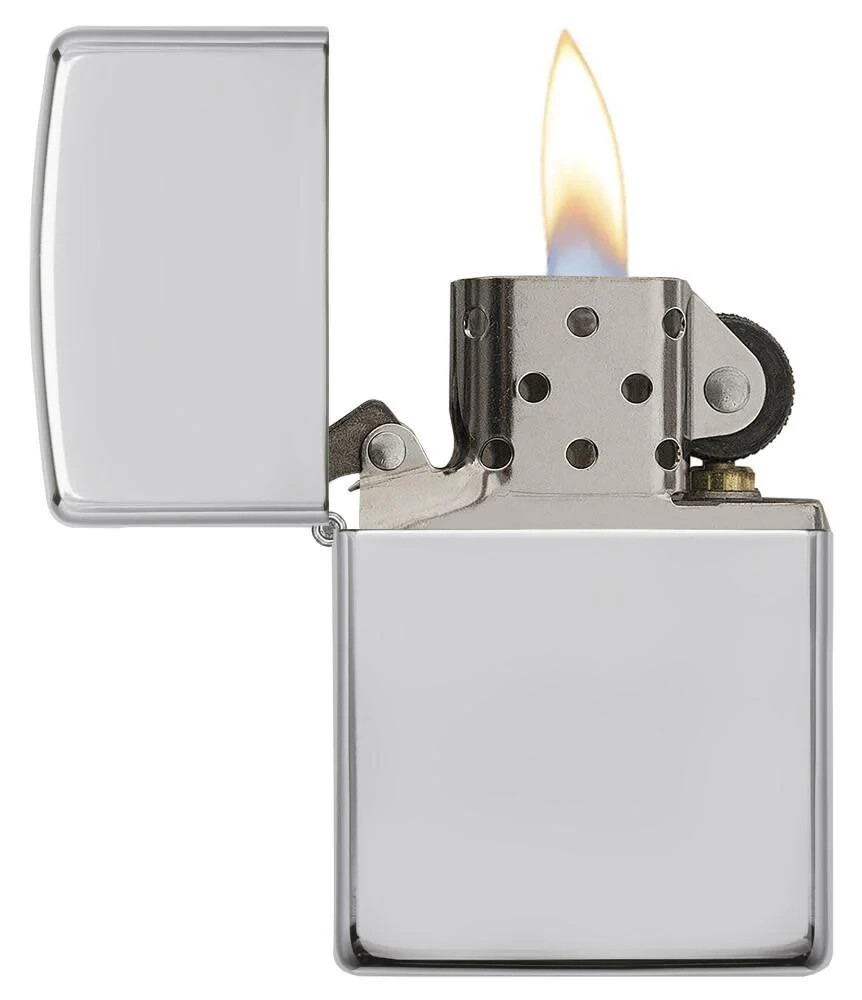 Zippo 15, High Polish Full Size Sterling Silver Lighter, NEW