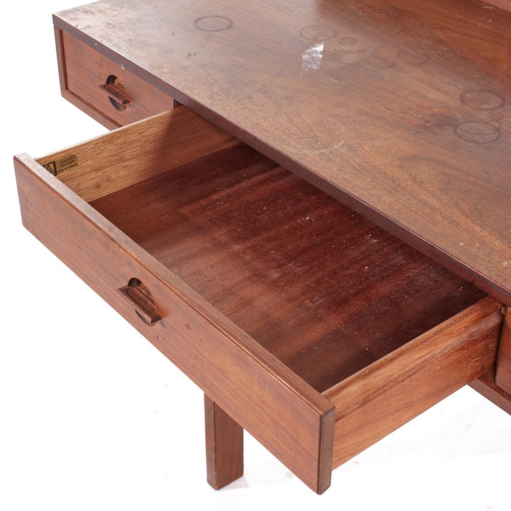 Peter Lovig Mid Century Danish Teak Flip Top Desk