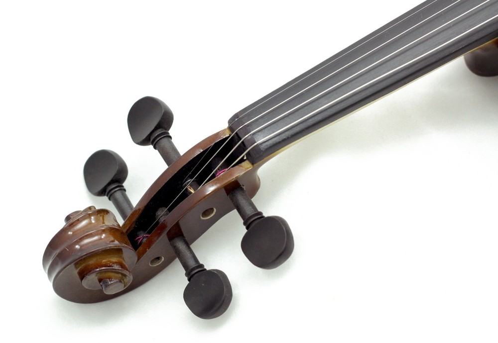 New 4/4 Full Size Solid Wood Violin w Rosin, Lightweight Case+Extra Bow