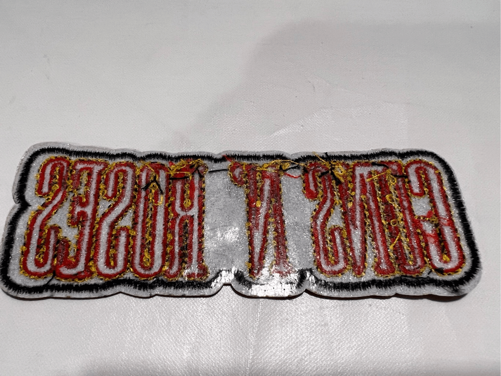 Guns and Roses Band Iron on Patch