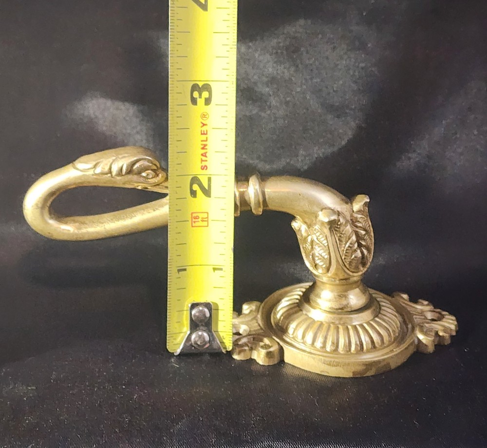 Antique Brass Swan Door Handle (?)