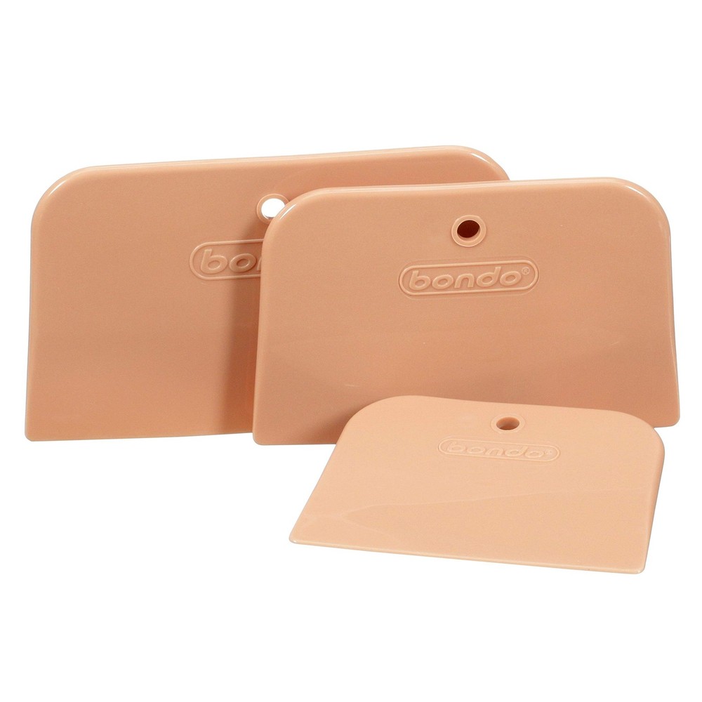 Bondo Plastic Spreaders, 3 Different Sizes, 3 Total