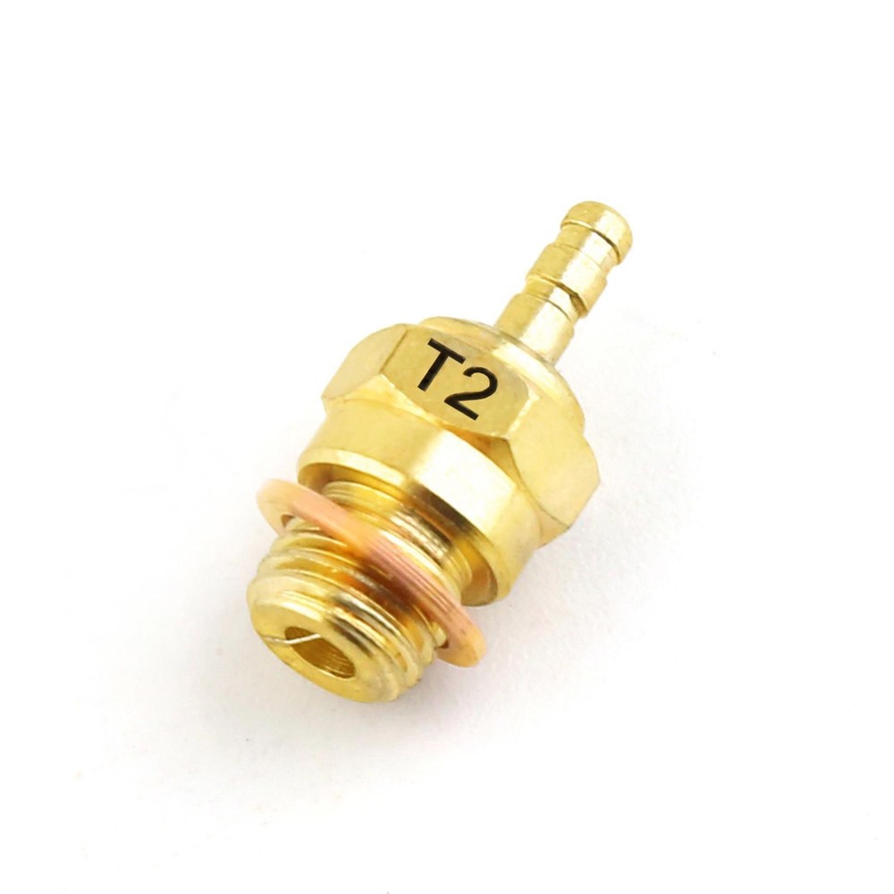 HSP Kyosho 10th Anniversary Gold-Plated Glow Plug | Hellfire T2