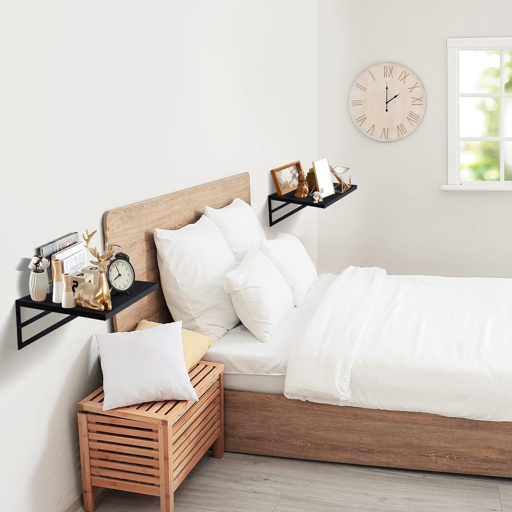 2 Pc Deep Floating Shelves