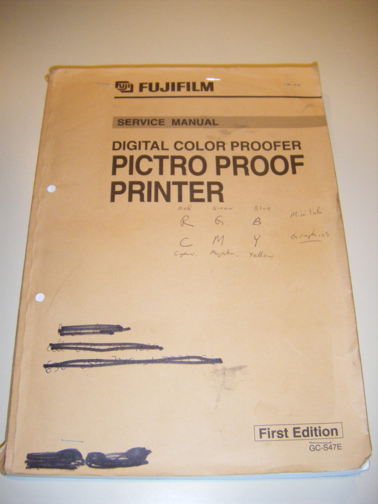 FUJI PICTROPROOF SERVICE MANUAL