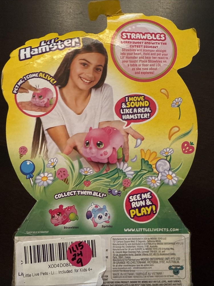 Lil' Hamspter Little Live Pets Pink