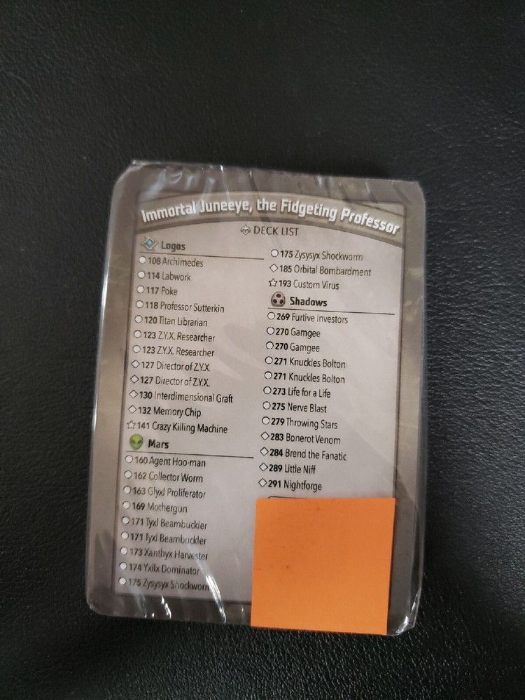 Keyforge Deck With Interdimentional Graft, Brend The Fanatic, Memory Chip