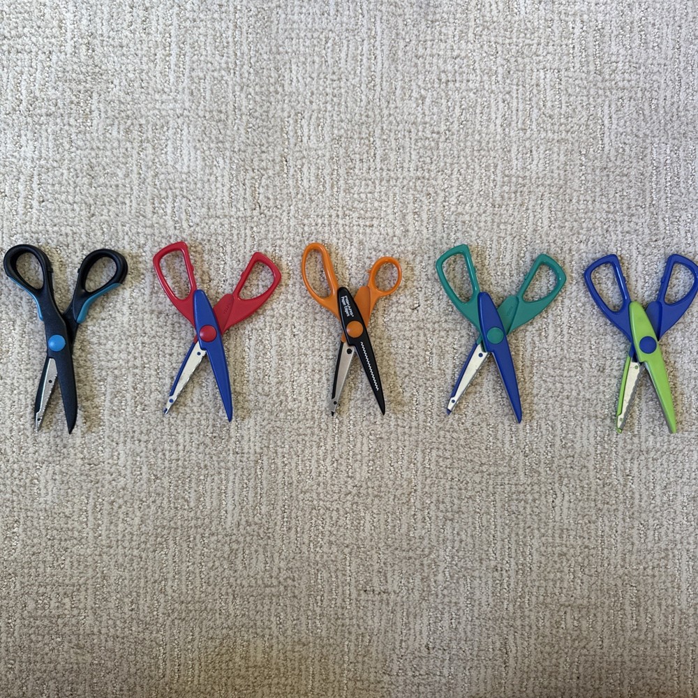 Scrapbooking Scissors Lot