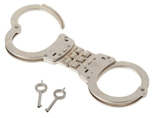 S&W 300 Hinged Handcuffs Nickel