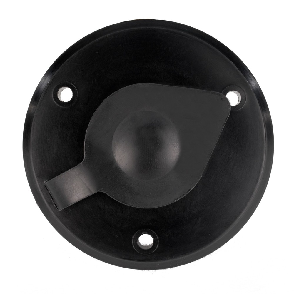 RV Black Cable Tv Receptacle Round Plate Camper Park Model Pop-Up Trailer