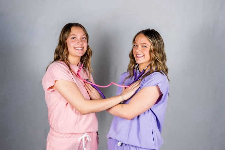 MEDIUM | FIGHT CLUB PINK | 2 PC SCRUB SET