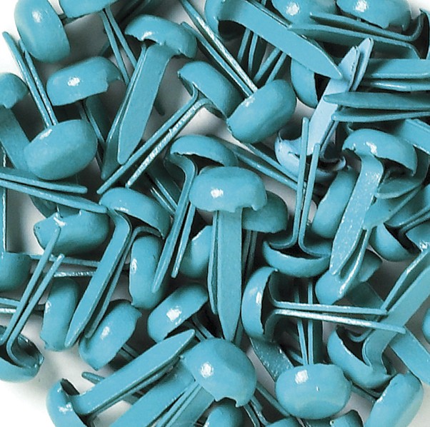 Doodlebug BRADS-082 Mini Brads .125" 25/Pkg-Swimming Pool