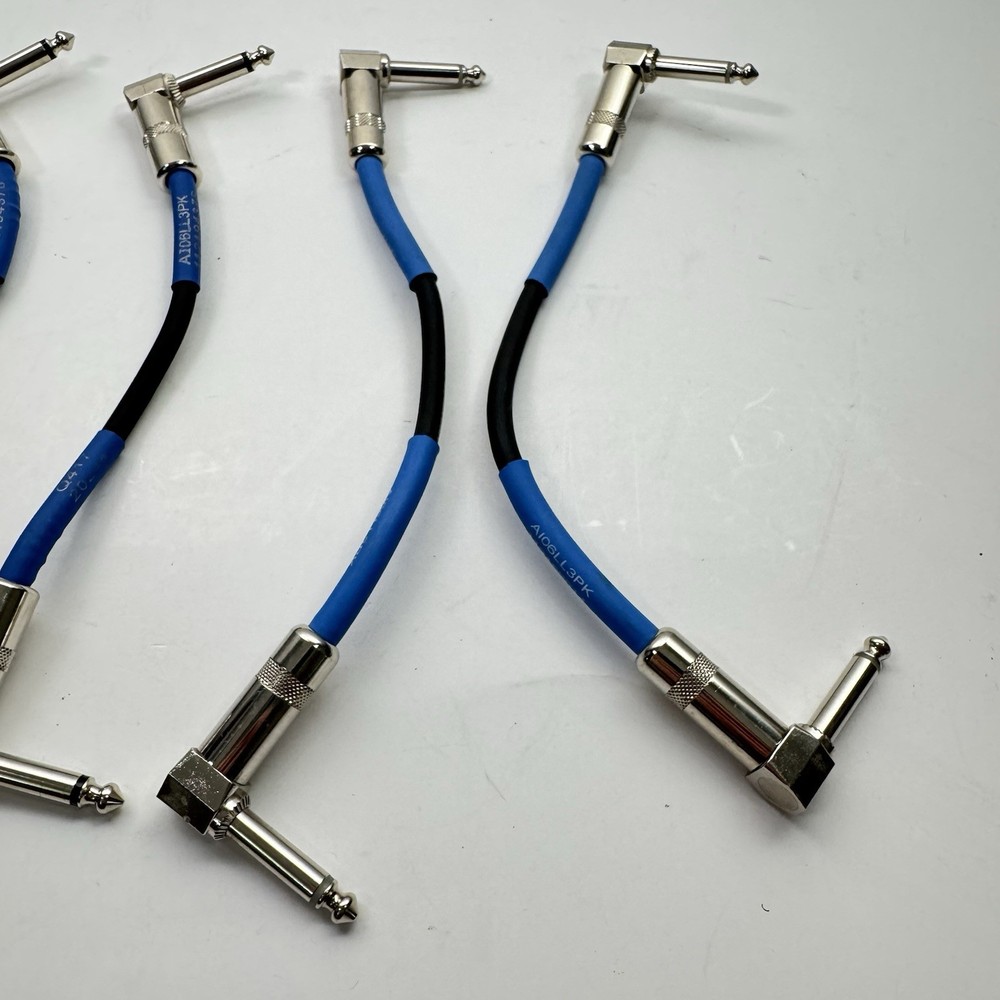 Livewire Advantage Instrument Patch Cable 5 Pack Angled/Angled 3-8 in. 2-9 in.