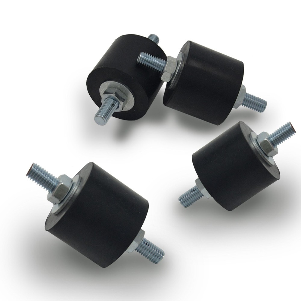 Anti-Vibration Rubber Isolator Mounts with Studs Shock Absorber, M8 Large