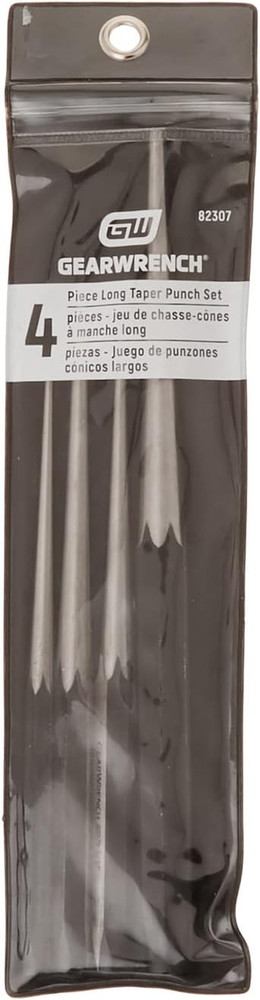 4 Piece Long Taper Punch Set, 82307