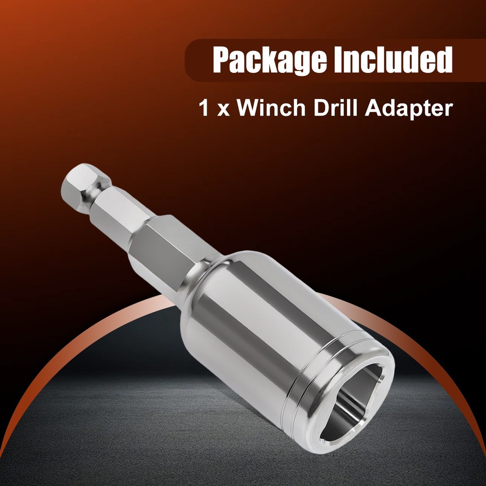 1pc Quality Interface Converter Electric Drills for Hand Crank Winch