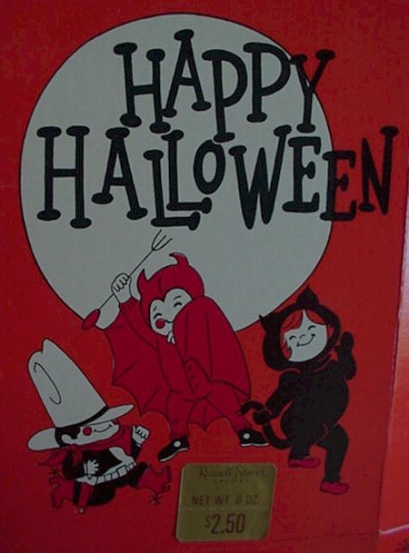 RUSSELL STOVER Candy Box HALLOWEEN 1980