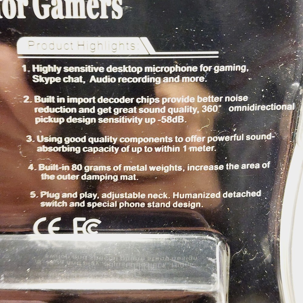 Gaming Microphone Computer Laptop Notebook PC USB Plug Ancel Brand New