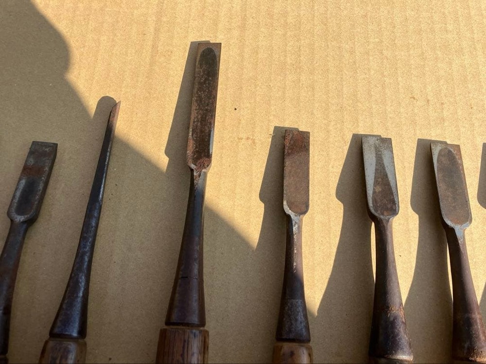 Chisel Set Nomi Hand Tool Vintage Metalworking Chisel Kit Woodworking
