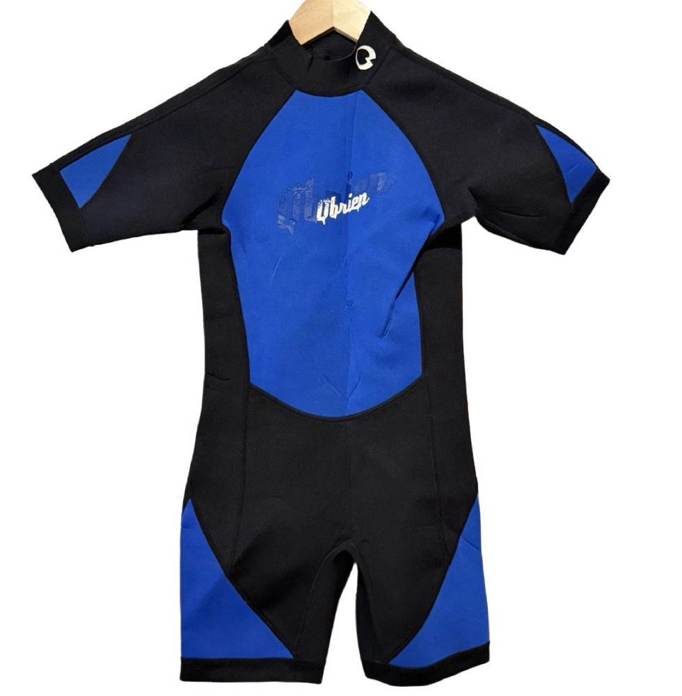 Obrien Wetsuit Black Blue Neoprene Seadoo Suit Junior Size 14