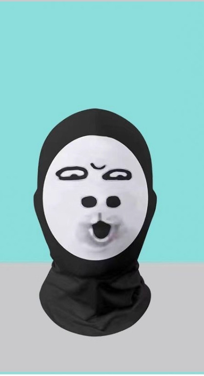 Funny head cover imitates party visual mask