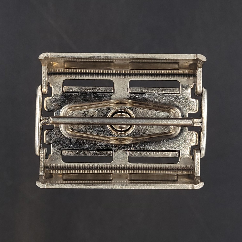 1962 Gillette Slim Adjustable 1-9 DE TTO Razor Date Code H1