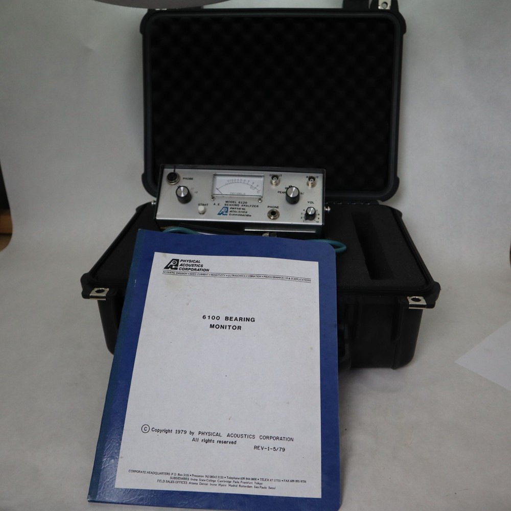 Physical Acoustics Corp. - Model #6120 - Bearing Analyzer