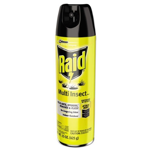 Raid 300819 Multi Insect Killer, 15 oz Aerosol Spray, 3/Pack