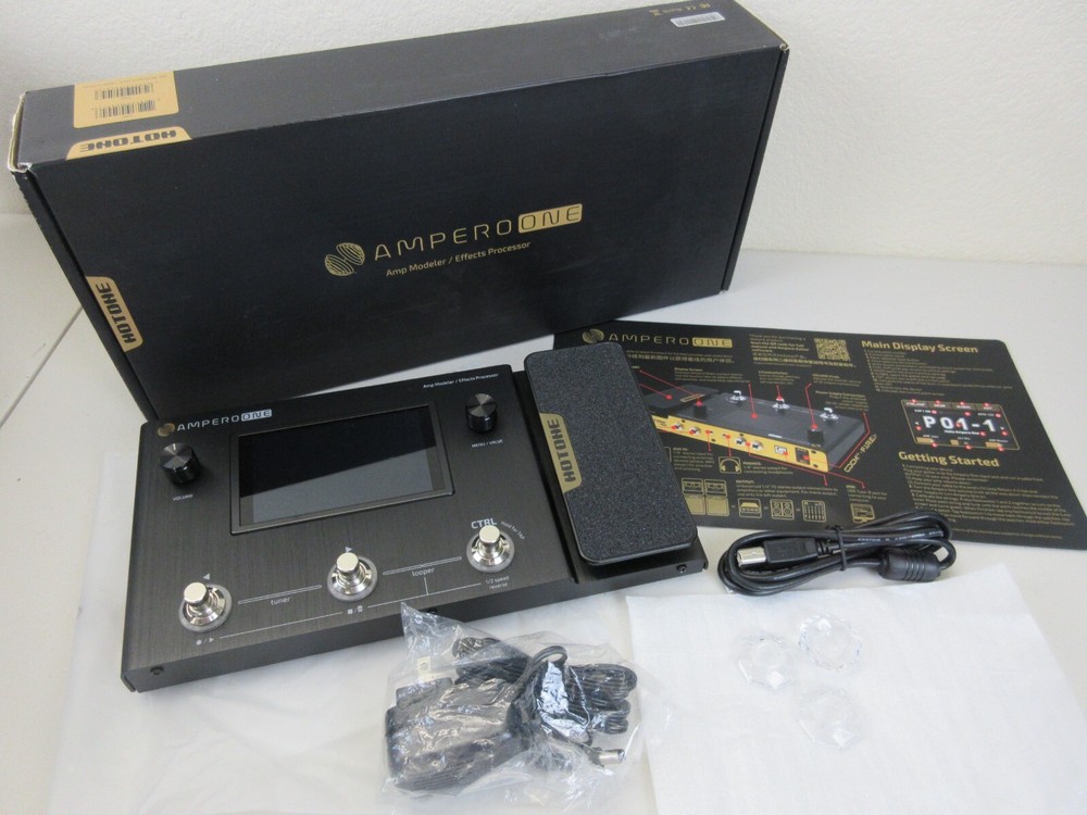 Hotone Ampero One Guitar Multi-Effects Amp Modeler / Effects Processor (NEW)