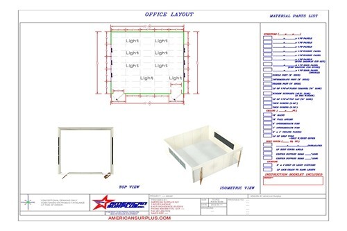 20' x 20' Inplant Office